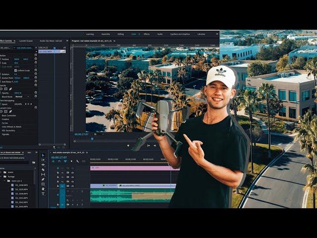 How to SHOOT & EDIT Real Estate DRONE Videos | Beginner Tutorial