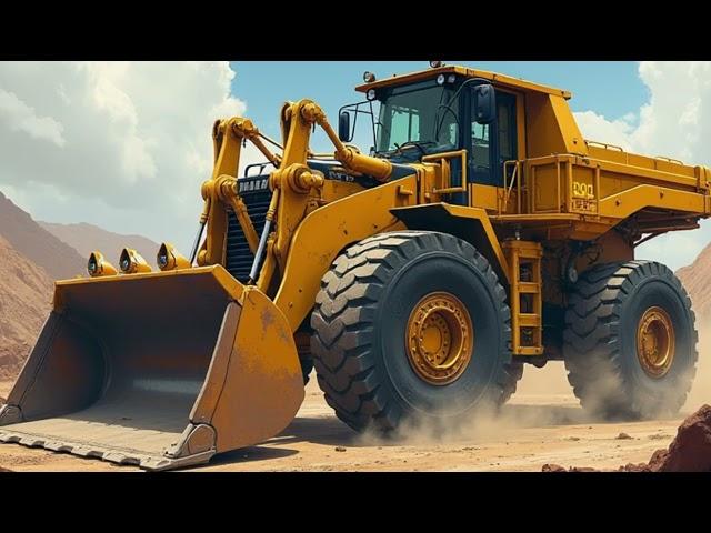 The Komatsu D575A-3 SD: The World's Largest Bulldozer in Action"