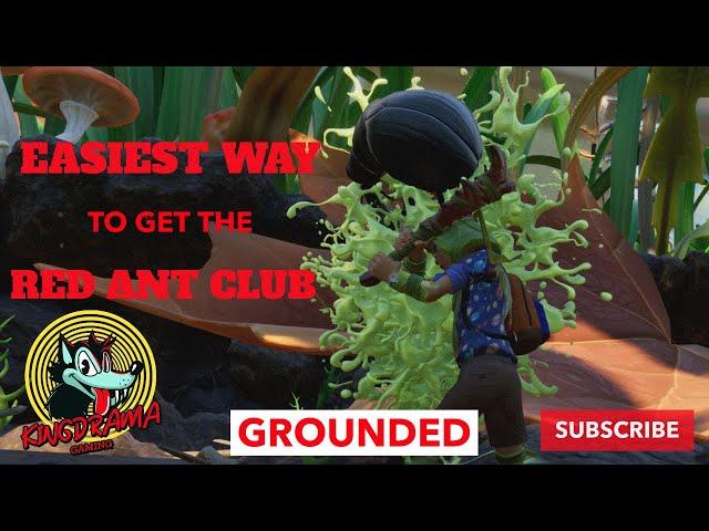 Grounded - Easiest Way To Get The Red Ant Club For Beginners - Early Game Tear Two Weapon