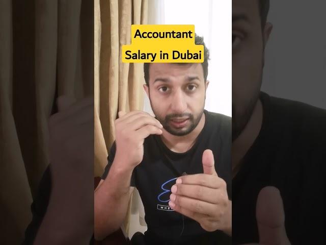 Indian Accountant Salary in Dubai