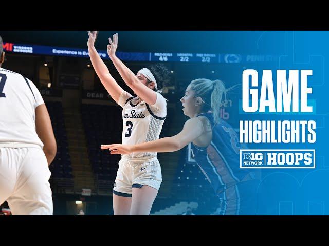 Bucknell at Penn State | Highlights | Big Ten Women's Basketball | 11/04/2024