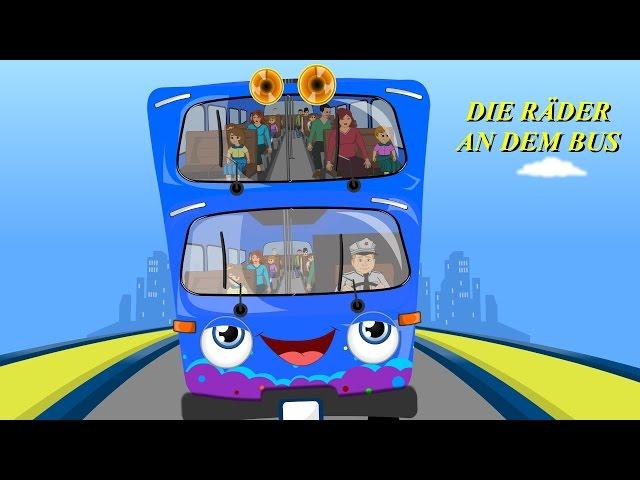 Die Räder vom Bus | Kinderlieder deutsch | Das Buslied | Kinderlieder  zum Mitzingen