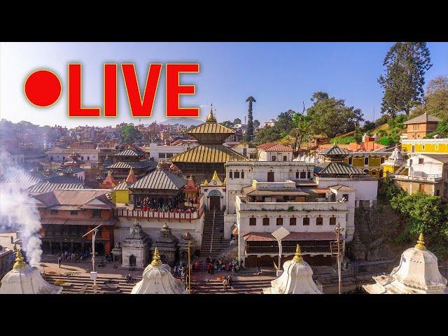 Live - Pashupatinath Temple - Kathmandu, Nepal - December - 2023