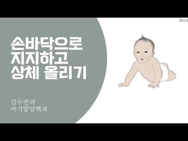 [아기발달백과 QR영상]손바닥으로 지지하고 상체 올리기