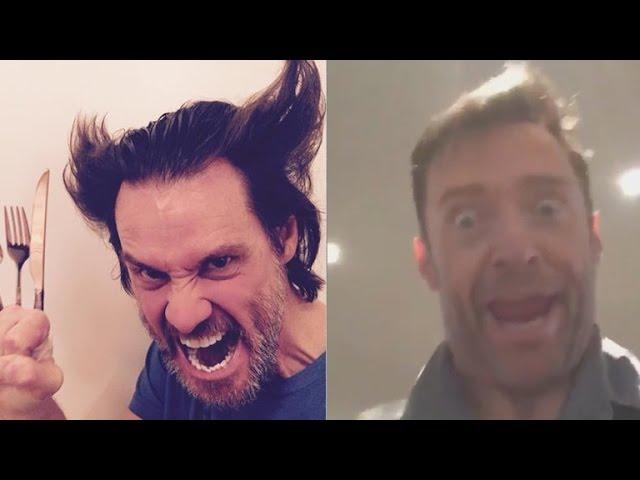 MUST SEE! Jim Carrey and Hugh Jackman Do Spot On Impressions Of Each Other!