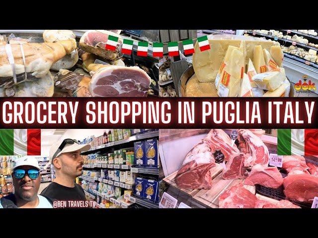 Grocery Shopping In ITALY For The First Time at DOK Supermercati in Puglia Lecce Maglie Italy 