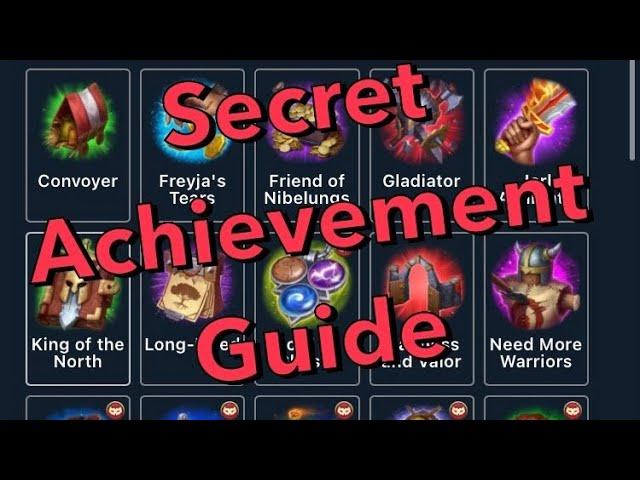 Secret Achievement Guide UPDATE. Viking: War of Clans