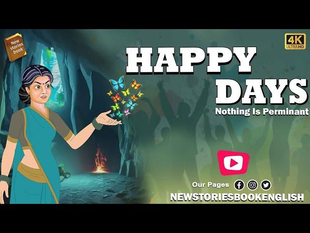 how to learn english through story  - Happy Days - Moral Stories in English -  through cartoon