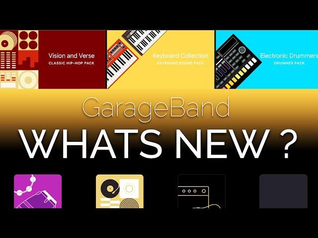 Whats New? GarageBand "2021"