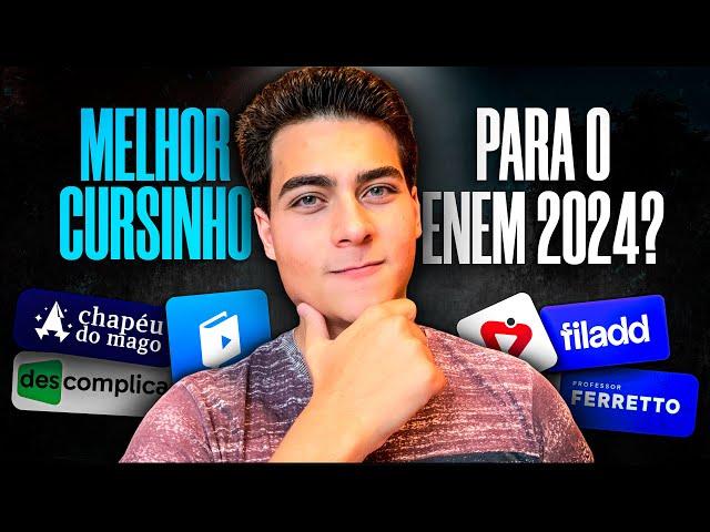 MELHORES CURSINHOS PARA ESTUDAR PARA O ENEM 2024