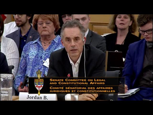 Professor Peterson talks concept of "respect" at Senate Committee on Bill C-16