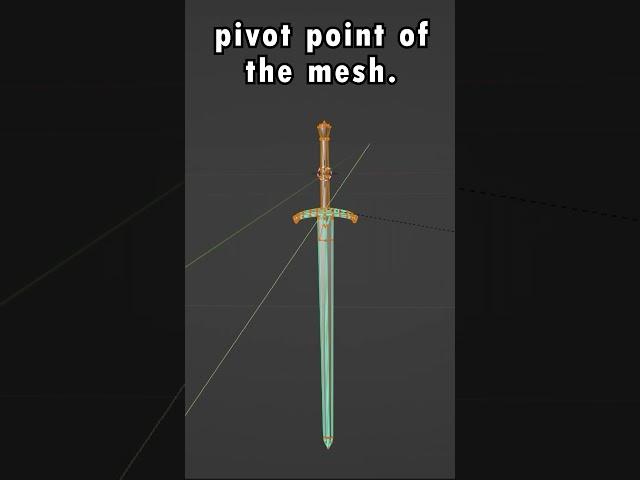 Change Your Mesh's Pivot Point in the Engine! #unrealengine5 #modelingmode #pivot #ue5 #blender