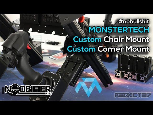 Monstertech - Corner Desk Mount - Chair Mount - Overview and Review #nobullshit