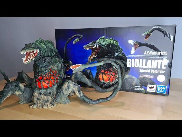 Unboxing the S.H. Monsterarts Biollante (Special color version) Godzilla vs. Biollante