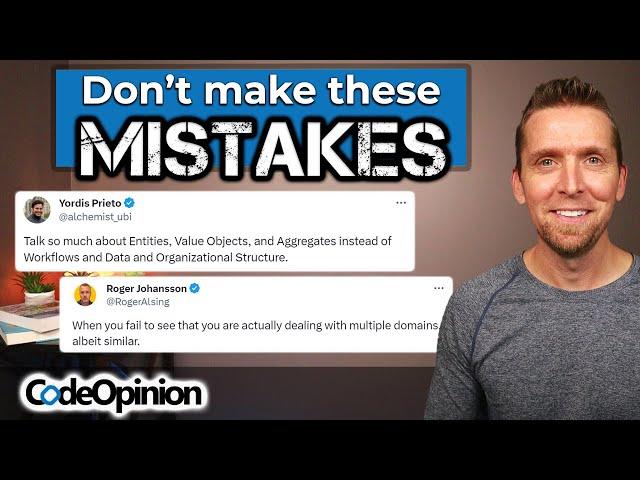 The WORST Domain Modeling Mistakes!