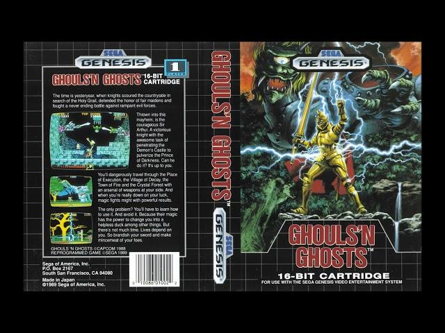 Ghouls'n Ghosts | SEGA Genesis Full Soundtrack OST (Real Hardware)