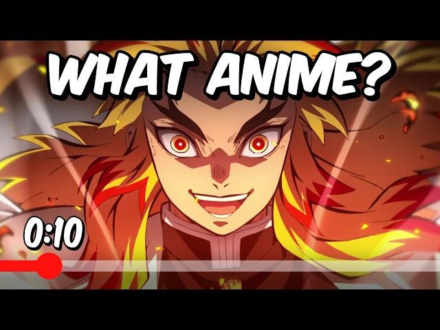 Can you guess the anime by the first 10 seconds ?