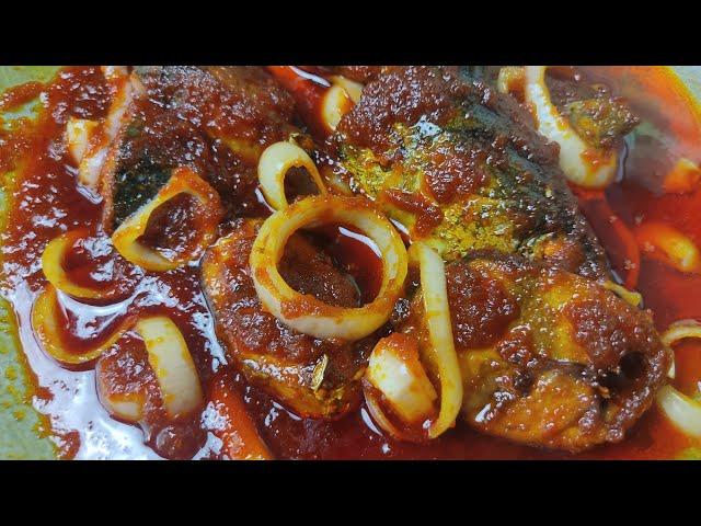 IKAN TONGKOL MASAK SAMBAL/SAMBAL IKAN TONGKOL PEDAS