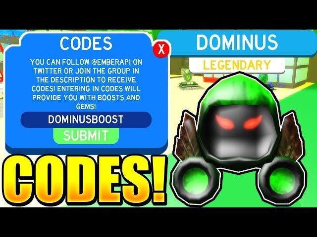 DOMINUS PET CODES IN SLAYING SIMULATOR UPDATE! Roblox