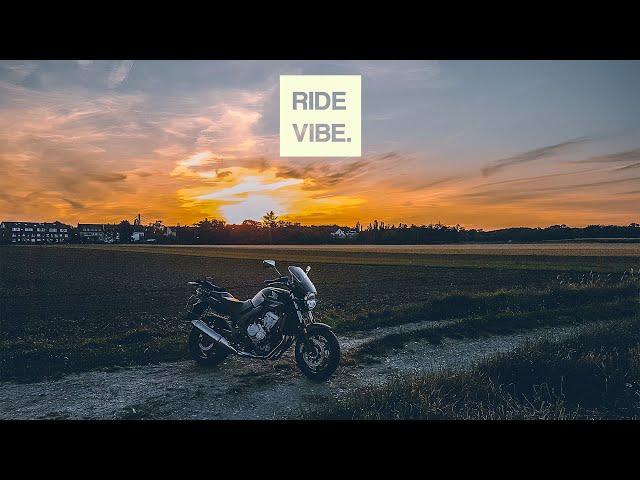 [RIDE VIBE] Sunset motorcycle ride in Düsseldorf | Hidden nature gems at the Rhein