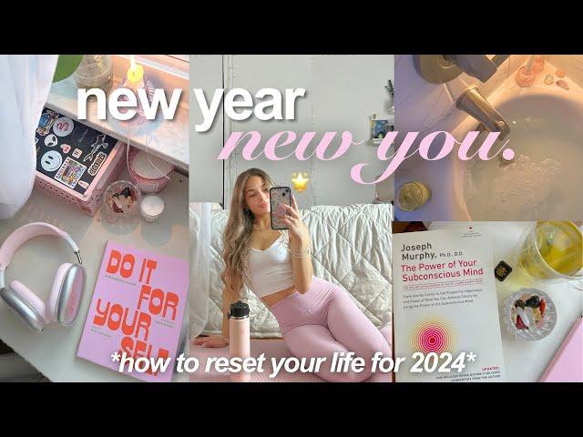 NEW YEAR RESET 2024  healthy habits, cleaning, & new year prep