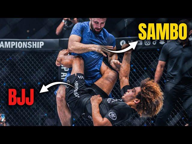 Brazilian Jiu-Jitsu vs. Sambo  Ruotolo vs. Kurzhev | Full Fight