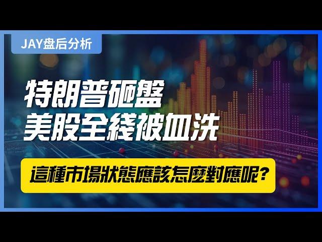 【Jay 收盘报告】 特朗普砸盘，美股全线被血洗，这种市场状态应该怎么对应呢？