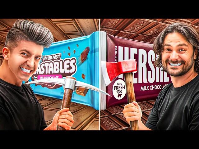 100 Layers of FEASTABLES vs HERSHEY’S!