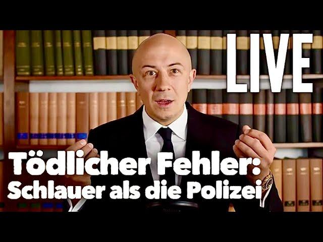 Mach niemals diesen Fehler bei der Polizei! - LIVE, Strafrecht Fragen und Antworten