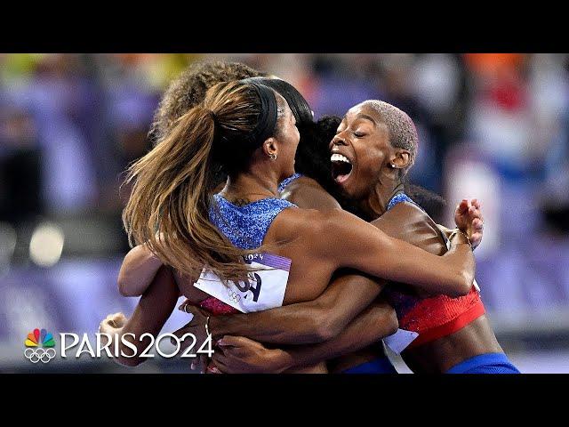 U.S. women do something incredible in 4x400 relay to finish Olympic meet | Paris Olympics