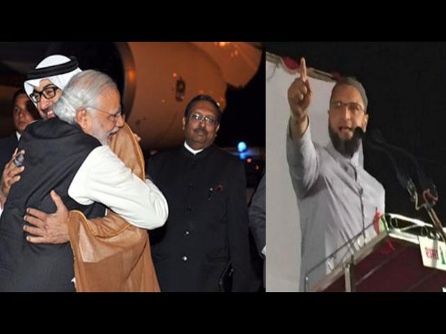 Asaduddin Owaisi Mocks PM Modi For Hugging UAE Crown Prince