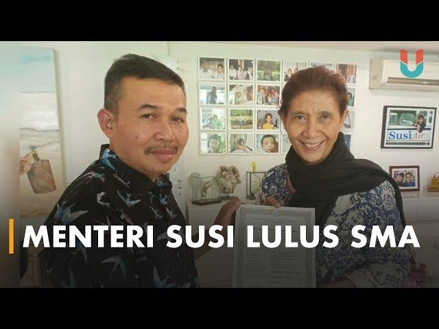 Menteri Susi Lulus SMA lewat Ujian Paket C