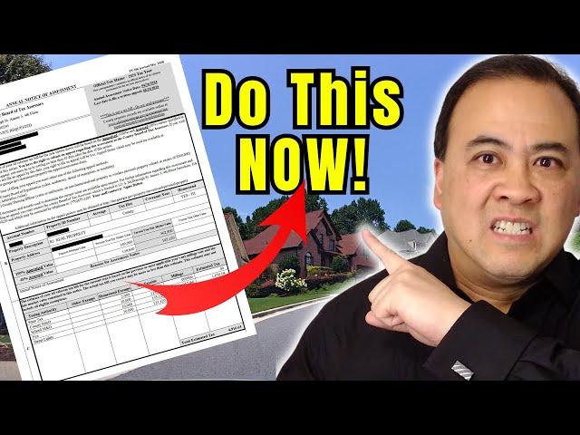 How to APPEAL a property tax assessment notice!  FAST & EASY!