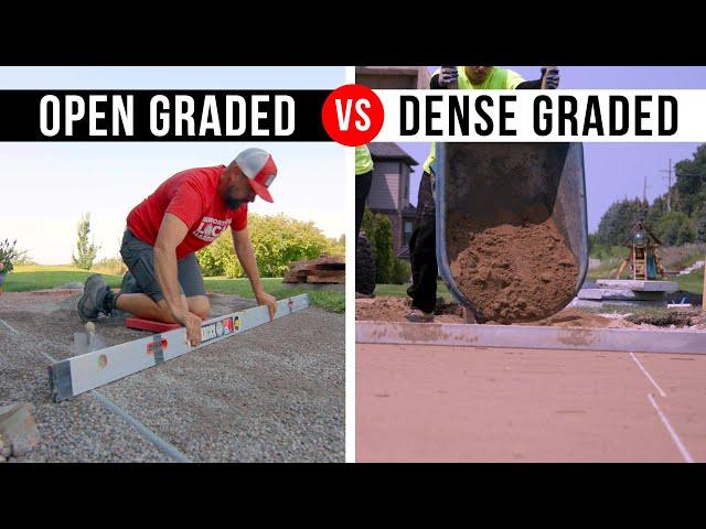 Open Graded vs. Dense Graded: The Ultimate Hardscaping Showdown!