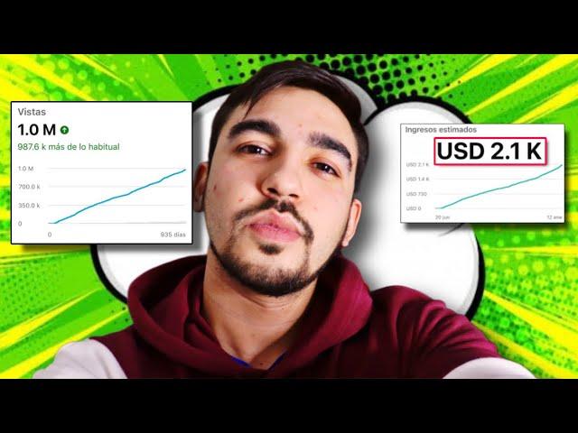 Cuanto Dinero paga YouTube por un MILLON de Visitas? (Datos Reales)