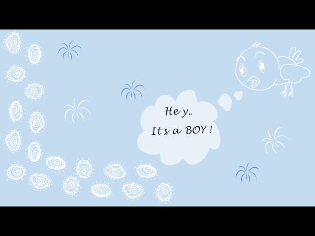 It's a Boy| New born baby announcement