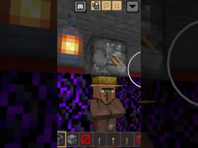 Minecraft little villager ||MINECRAFT  #shorts #minecraft #Mad noob@TotalGaming093