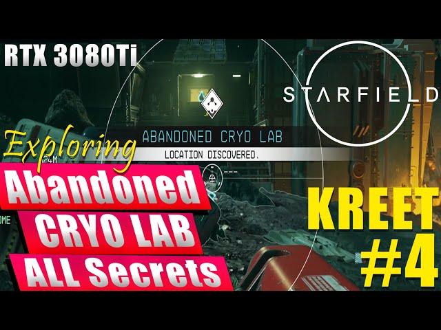 Starfield - Abandoned CRYO Lab + All Secrets [Gameplay #4]