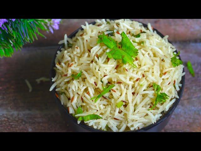 Jeera Rice | Flavoured Cumin Rice | Easy and Simple Jeera Rice Recipe