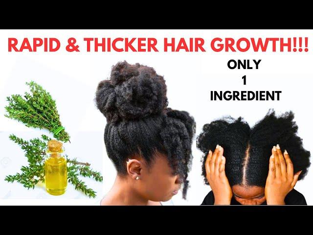 USE THYME OIL FOR RAPID & THICKER HAIR GROWTH! l Only 1 Ingredient For Very Fast Hair Growth!