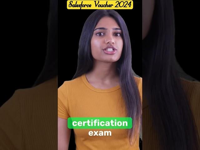 Free Salesforce Certification Voucher & Coupon in Dec 2023 #shorts #salesforce