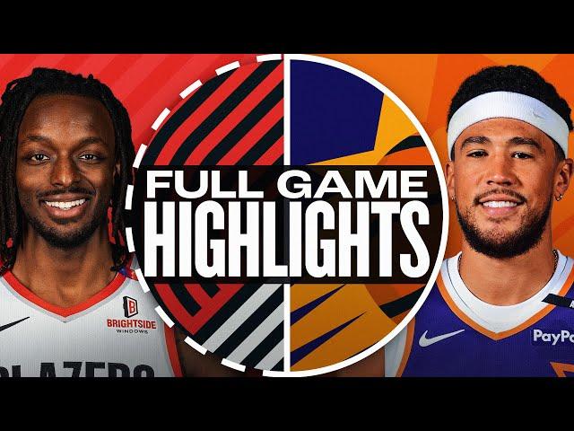 TRAIL BLAZERS at SUNS | FULL GAME HIGHLIGHTS | December 15, 2024