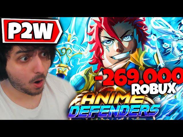 I Spent ROBUX on the 'World 2' UPDATE in Anime Defenders Roblox