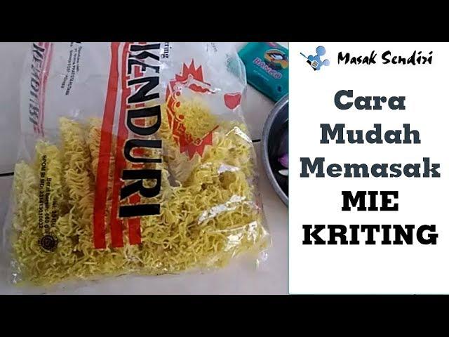 Mie Kriting ( Mie Tawar ) - Bumbu Sederhana