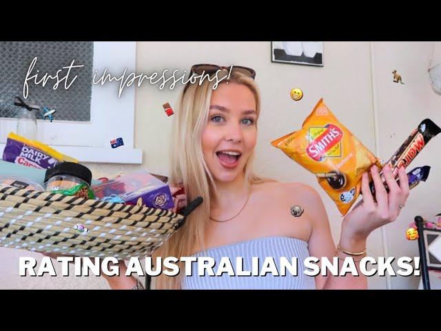 TRYING AUSTRALIAN SNACKS FOR THE FIRST TIME! 