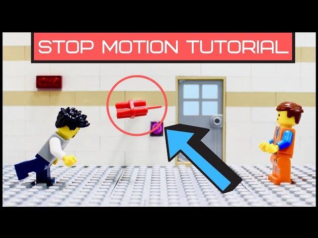 How to Make Things Fly Without Computer Effects! LEGO Stop Motion Tutorial for Beginners