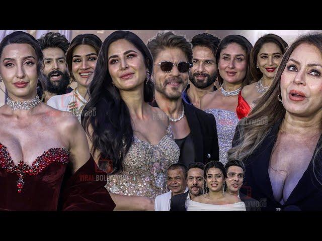 Celebrities arrives at IIFA Awards 2025 | Shahrukh Khan, Katrina, Shahid, Kareena, Nora, Bobby