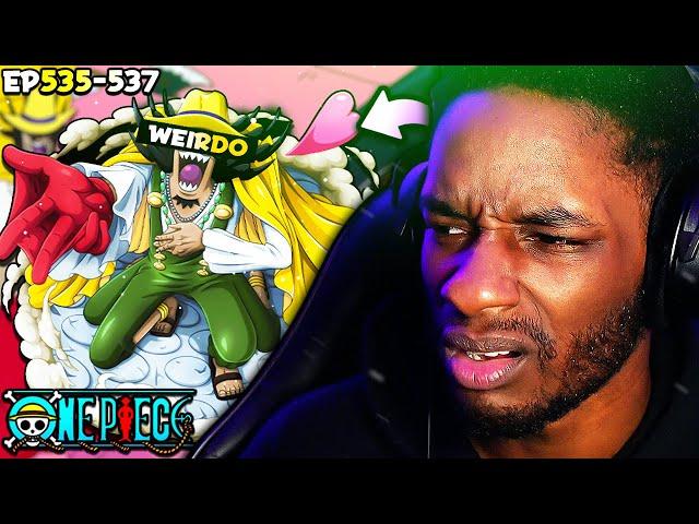 Hands DOWN The WEIRDEST One Piece Villain EVER... YUCK!  | OP EP's 535-537 Raw REACTION!