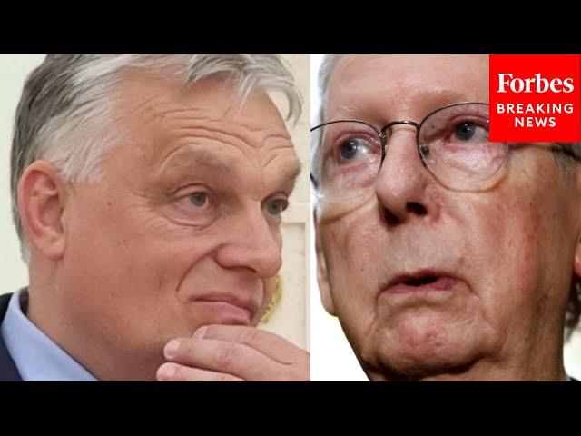 Mitch McConnell Drops The Hammer On Hungary PM Orbán's 'Self-Aggrandizing' Visit To Russia And China