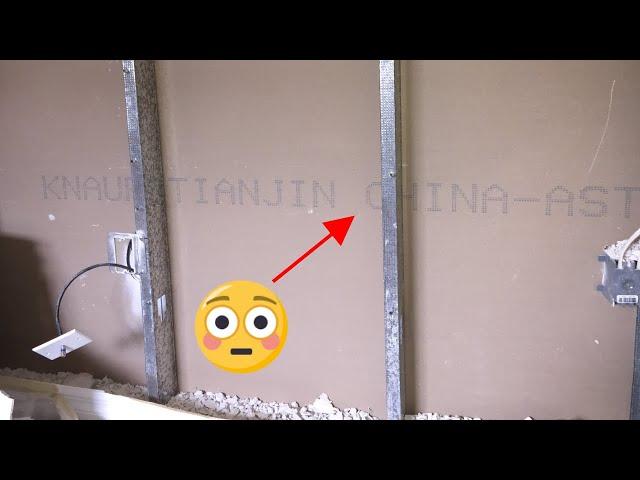 This Home Has TOXIC CHINESE DRYWALL!